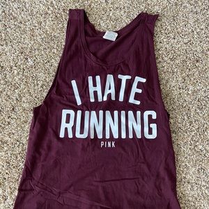 ‘I hate running’ muscle tank